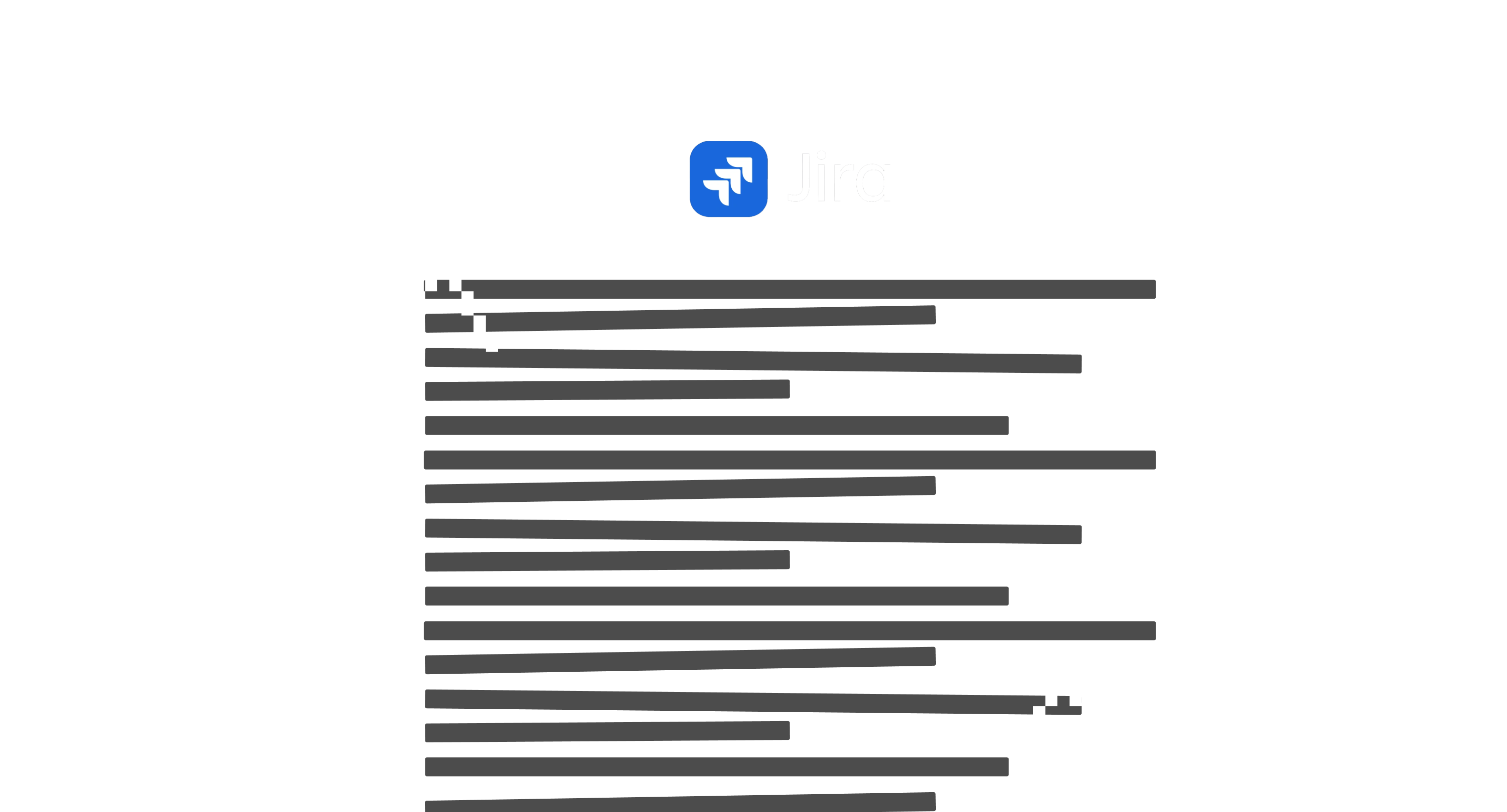 Card do Jira com briefing em texto corrido